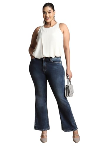 Allen Solly Women's High Rise Regular Fit Jeans - Image 5