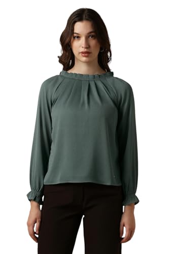 Allen Solly Women Polyester Regular Fit Full Sleeve Top - Image 2