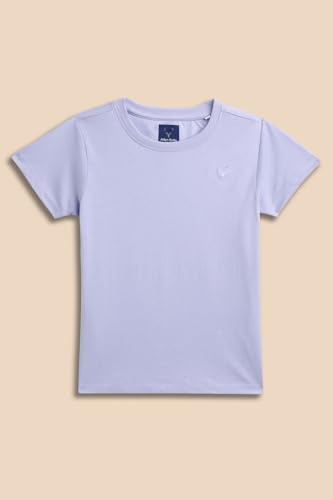 Allen Solly Girl's Solid Regular Fit T-Shirt - Image 3