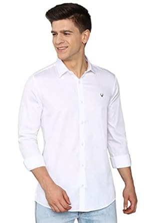 Allen Solly Men's 100% Cotton Regular Fit Shirt