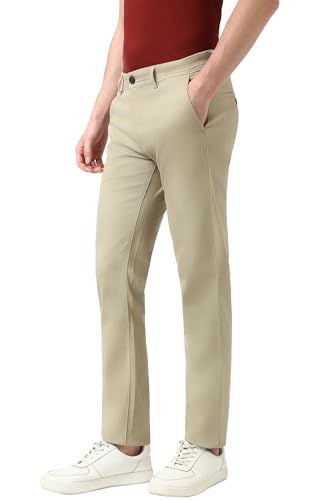 Peter England Men's Slim Casual Pants - Image 3