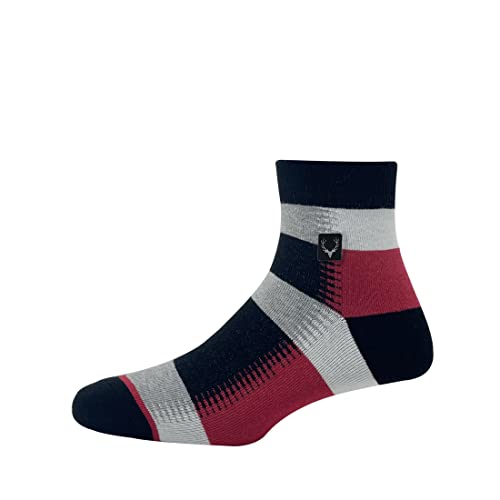 Allen Solly Men's Cotton Quarter Length Socks Pack of 3 - Image 4