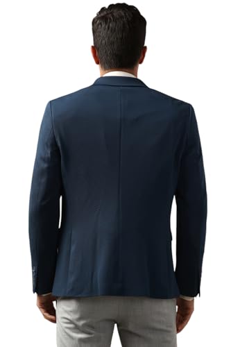 Peter England Men's Neo Slim Knit Textured Blazer - Image 5