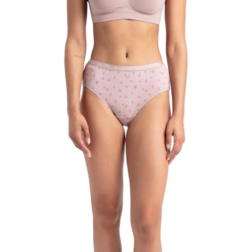 Jockey 1523 Women's High Coverage Cotton Mid Waist Hipster - Image 3