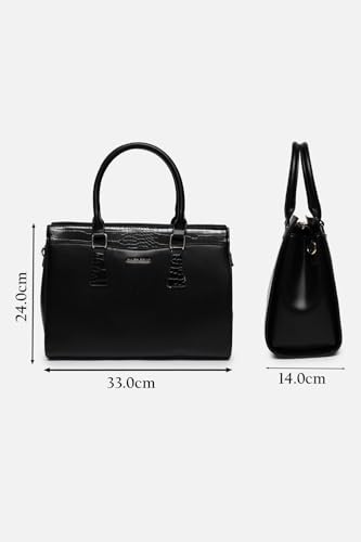 Allen Solly Women Animal Textured Structured Handbag - Image 4