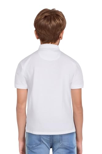 Allen Solly Boy's Cotton Regular Fit Polo T-Shirt - Image 3
