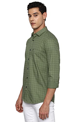 Allen Solly Men's 100% Cotton Straight Fit Shirt - Image 3
