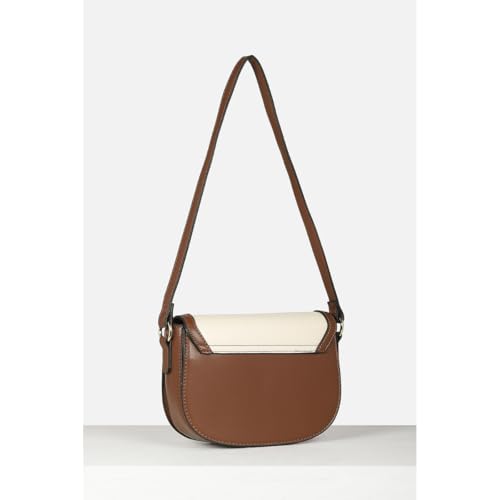 Van Heusen Women's Chic Sling Bag |Brown Contrast Lining| Detachable Strap - Authentic Van Bags | UrbanThreads - Image 4
