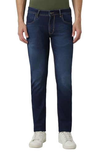 Peter England Men's Skinny Fit Mid Rise Stretchable Jeans - Image 2