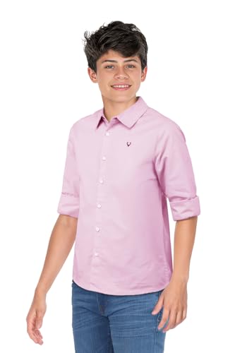Allen Solly Junior Beige Cotton Shirt Boys - Image 4