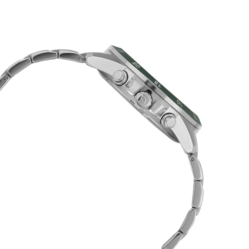 Casio Edifice Green Dial Chronograph Silver Stainless Steel Watch - Image 4