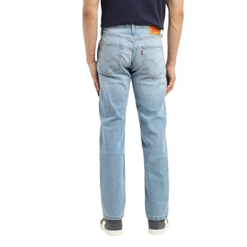 Levi's Men's 511 Slim Fit Mid Rise Blue Jeans - Image 3