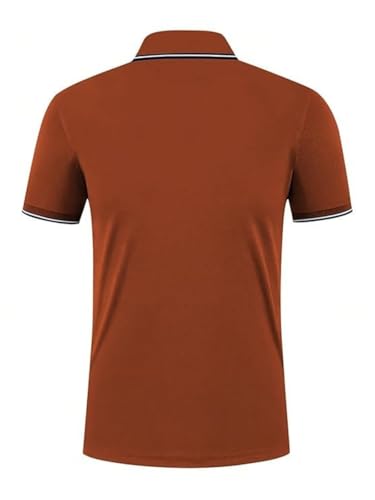 LERIYA FASHION Polo T-Shirt for Men – Cotton Short Sleeve Regular Fit Tee | Perfect for Golf, Travel - Authentic LERIYA Clothing | UrbanThreads - Image 3