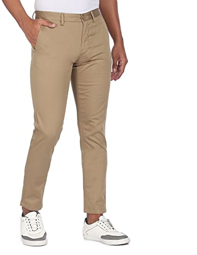 US Polo Association Men Mid Rise Regular Fit Casual Pants - Image 4
