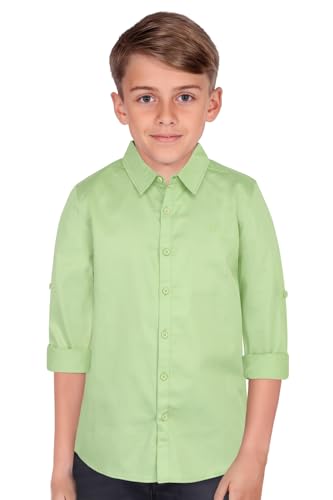 Allen Solly Boys Cotton Solid Regular Fit Shirt - Image 2