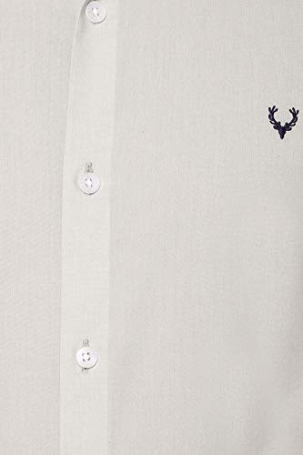 Allen Solly Grey Slim Fit Shirt - Image 5