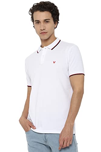 Allen Solly Men Cotton Solid Regular Fit Polo - Image 2