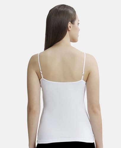 Jockey Women's Super Combed Cotton Rib Camisole Adjustable Straps - Image 5