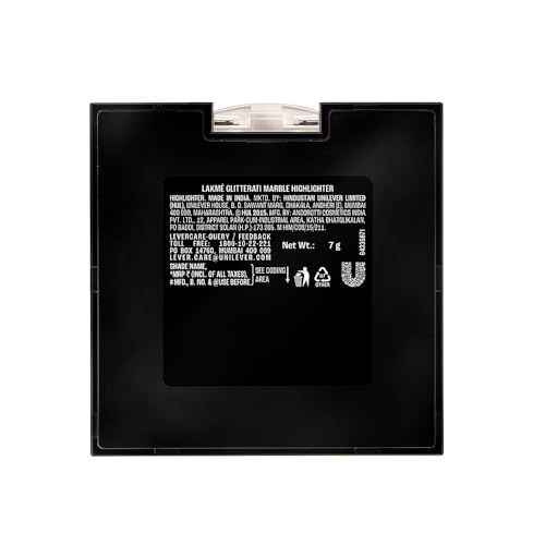 Lakme Glitterati Marble Highlighter 02 Shimmer Rose 7g - Image 4
