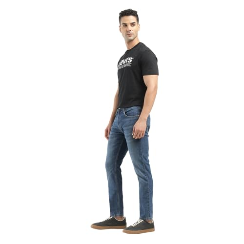 Levi's Men's 512 Mid Rise Fitted Jeans Indigo - Image 4