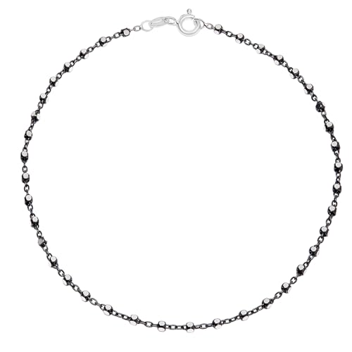 ZAVYA 925 Sterling Silver Anklet | Rhodium Plated Precious Cubic Zirconia Women Chain Anklet | Gifts - Authentic ZAVYA Fashion | UrbanThreads - Image 2