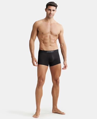 Jockey IC32 Men's Supima Cotton Elastane Stretch Trunk - Image 5