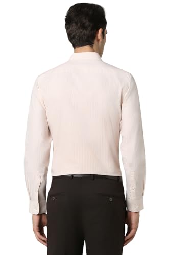 Peter England Men's Slim Fit Full Sleeve Pin-Striped Shirt - Image 5