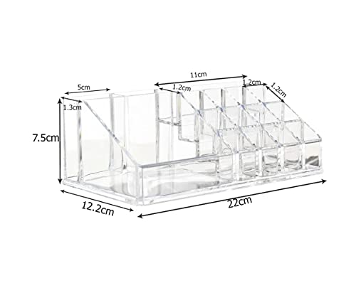 NYALKARAN Acrylic Cosmetic Organizer 16 Compartments - Image 5