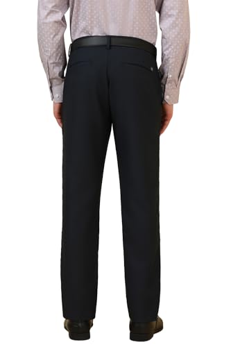 Allen Solly Men Slim Solid Flat Front Formal Trouser - Image 4