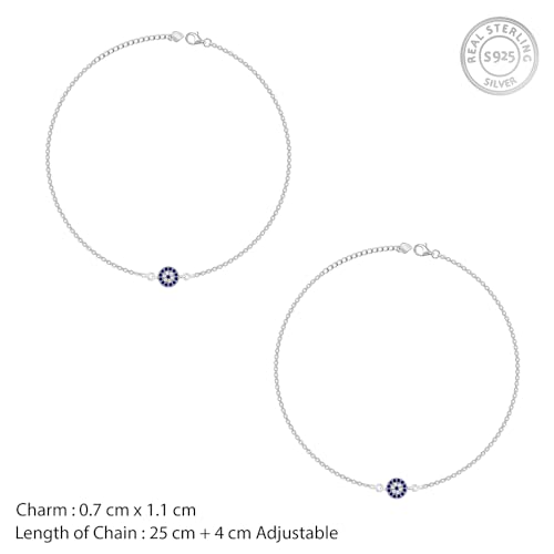 GIVA 925 Silver Anklet for Women - Image 5