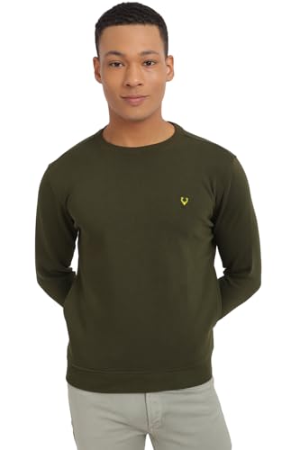 Allen Solly Men's Cotton Blend Casual Crew Neck Sweatshirt - Image 2