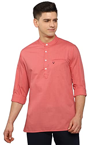 Allen Solly Men's Cotton Blend Regular Fit Casual Kurta - Image 2