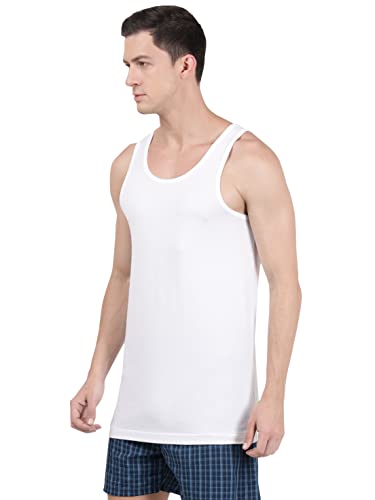 Jockey 8820 Men's Sleeveless Vest Combed Cotton Extended Length - Image 5