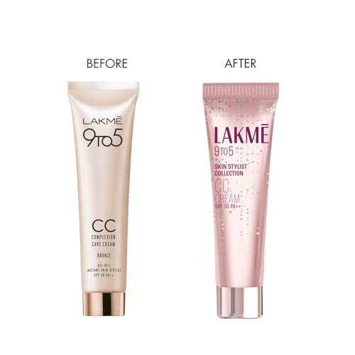 Lakme 9 to 5 CC Cream Bronze 3% Niacinamide SPF30 PA++ - Image 5