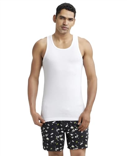 Jockey 8820 Men's Slim Fit Sleeveless Vest - Image 4