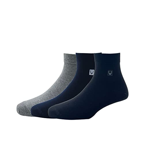 Allen Solly Mens Cotton Quarter Length Socks Pack of 3 - Image 2