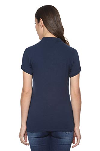 Allen Solly Women Synthetic Solid Regular Fit T-Shirt - Image 5