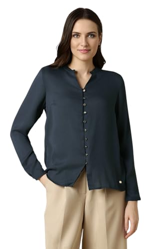 Allen Solly Women Polyester Regular Fit Full Sleeve Top - Image 2