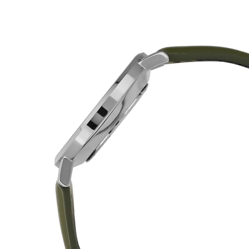 Casio Enticer Green Dial Leather Watch - Image 4