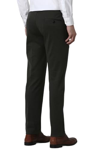 Peter England Men's Slim Fit Mid Rise Stretchable Trouser - Image 5