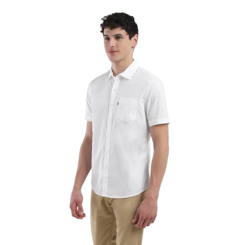 Levi's Men's Solid Slim Fit Shirt - Image 4