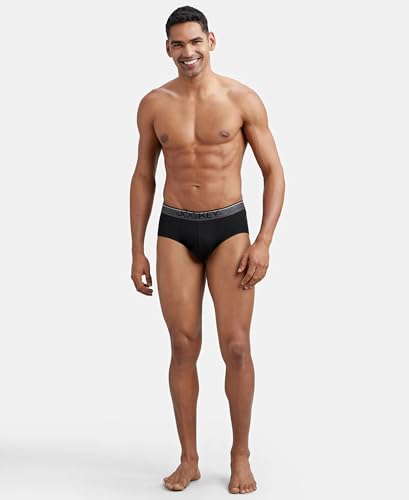 Jockey Men's Regular Plain Square Cut Brief - Image 5