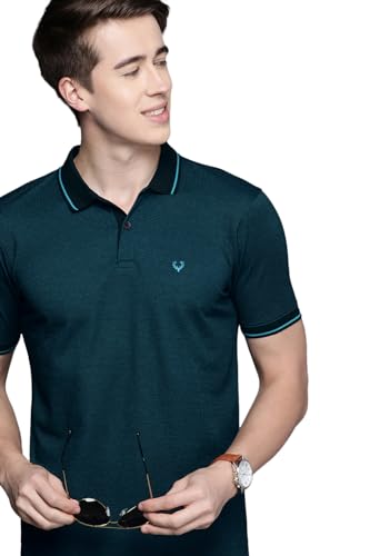 Allen Solly Men's Cotton Solid Regular Fit Polo Shirt - Image 2