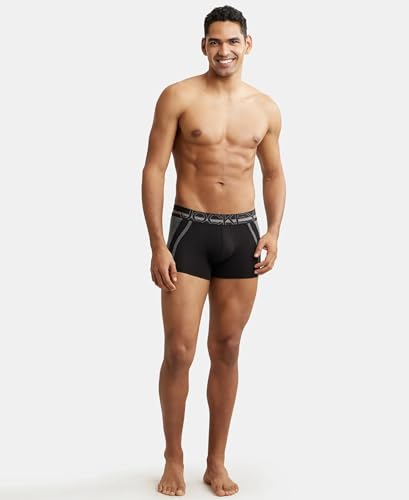 Jockey Men's Super Combed Cotton Elastane Stretch Trunk - Image 5