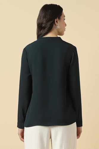 Allen Solly Womens Full Sleeve V Neck Top - Image 4