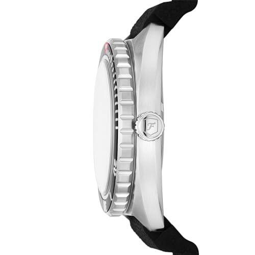 Fossil FS6062 Black Dial Stainless Steel Dive Watch - Image 5