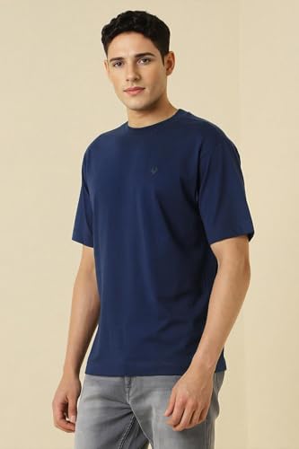 Allen Solly Men Cotton Regular Fit Drop Shoulder T-shirt - Image 5
