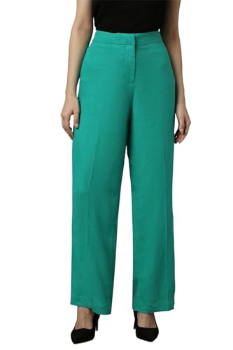 Allen Solly Women High Rise Casual Regular Fit Pants - Image 2