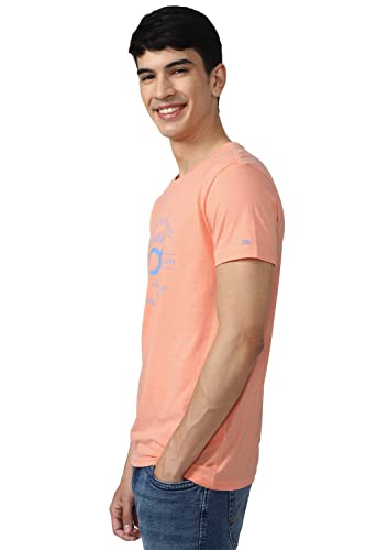 Peter England Men's Printed Slim Fit T-Shirt - Image 3