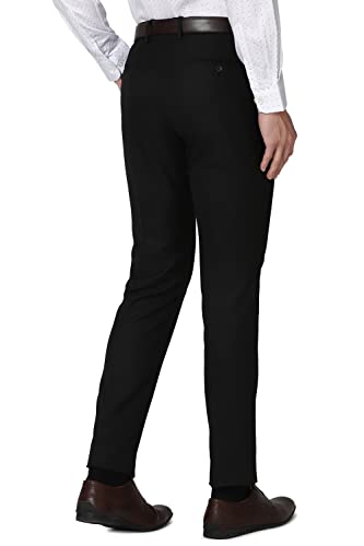 Peter England Men's Slim Fit Mid Rise Pants - Image 5